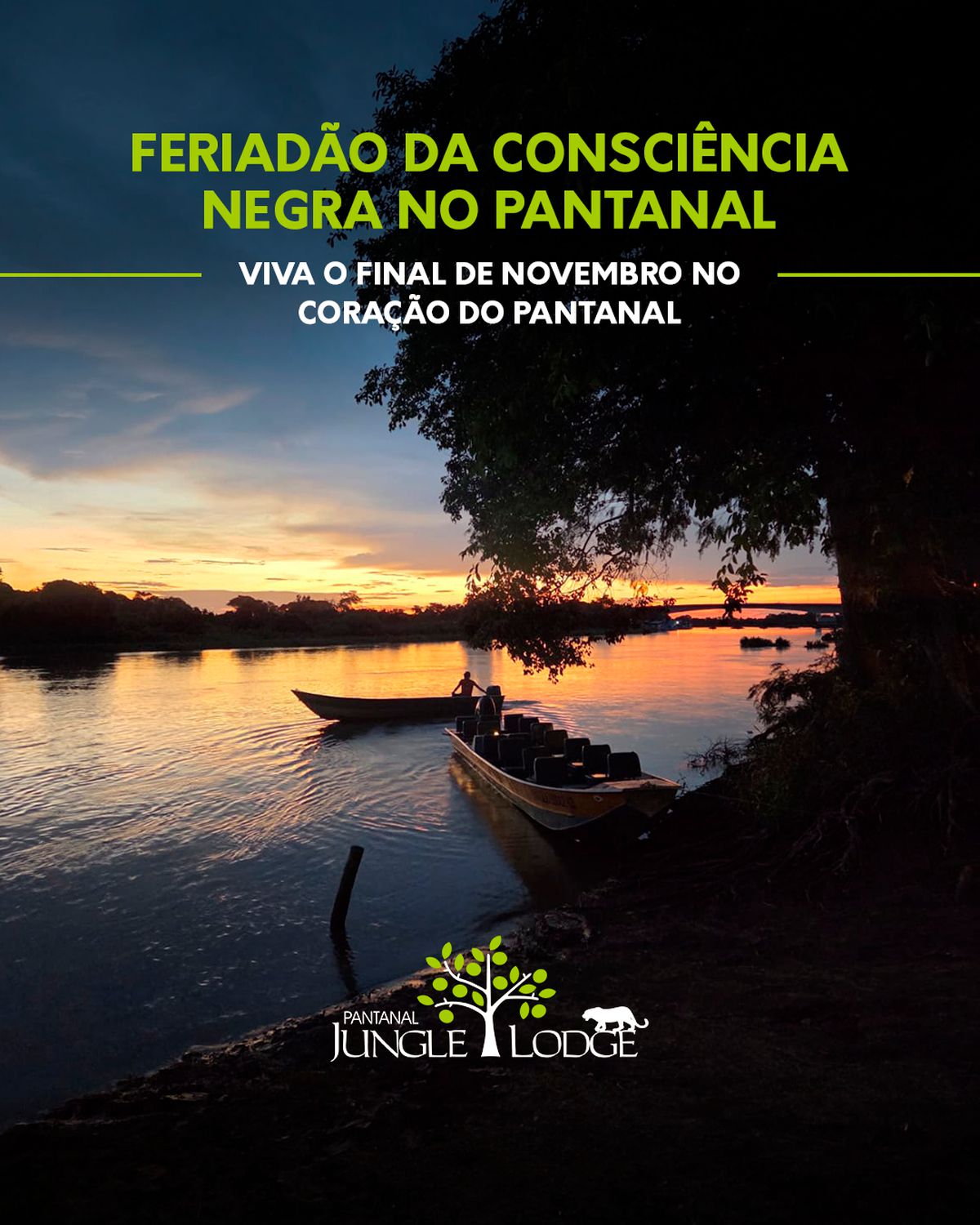 Viva o final de novembro no coração do Pantanal